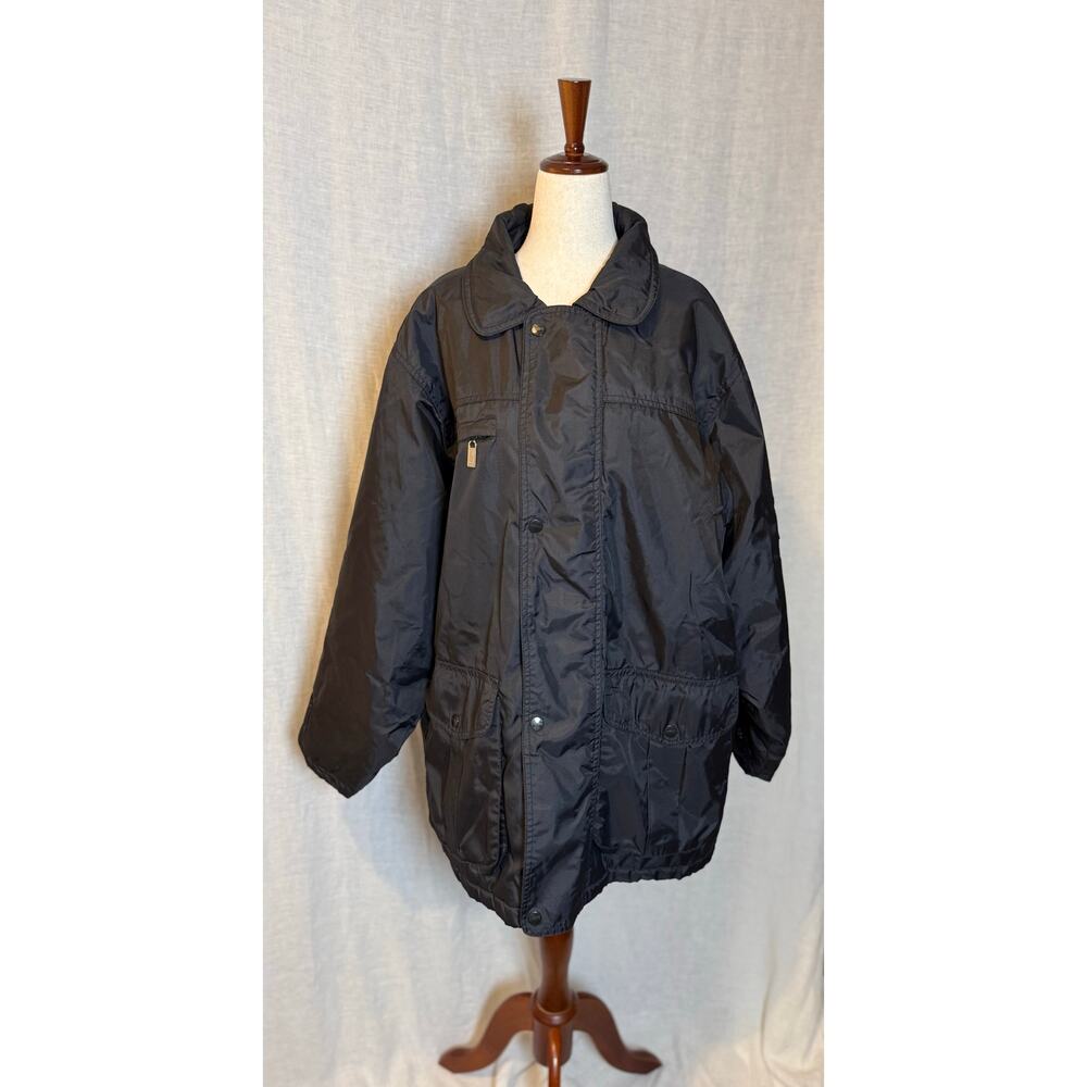 Men’s Gianfranco Ferre Vintage Black Winter Coat 
Size XL